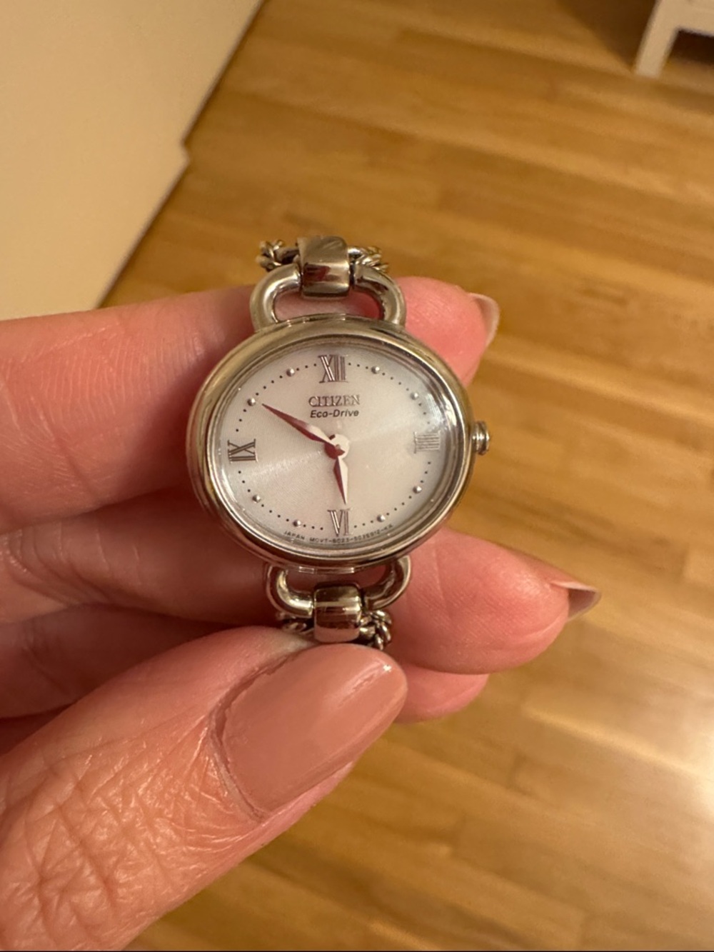 Citizen Women’s Silver-Tone Bracelet Watch - White Dial
